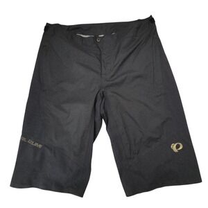 Pearl Izumi Shorts 38 Men Summit WxB Shell Nylon Stretch Black 15" out 26" $150